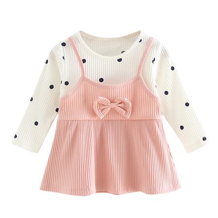 TAIAOJING Girls Dress Toddler Kid Baby Long Sleeve Dot Print Splice Bow Princess Dress Clothes Party Dresses
TAIAOJING Girls Dress Toddler Kid Baby Long Sleeve Dot Print Splice Bow Princess Dress Clothes Party Dresses