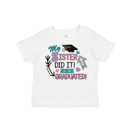 Inktastic My Sister Graduated with Cap and Arrows Gift Toddler Toddler Girl T-Shirt
Inktastic My Sister Graduated with Cap and Arrows Gift Toddler Toddler Girl T-Shirt
