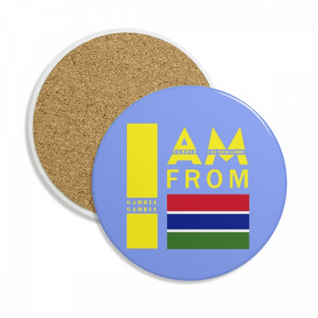 I Am From Gambia Art Deco Fashion Coaster Cup Mug Tabletop Protection Absorbent Stone
I Am From Gambia Art Deco Fashion Coaster Cup Mug Tabletop Protection Absorbent Stone