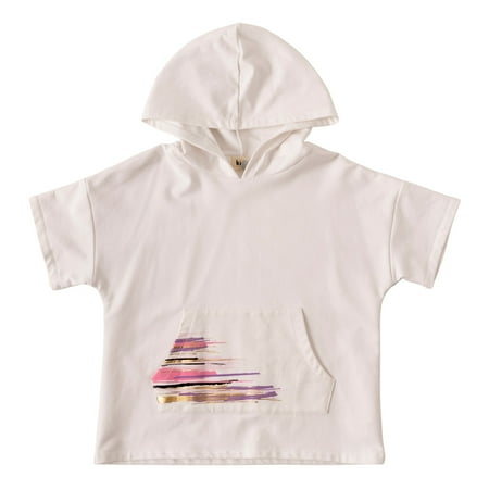 KIDPIK Girls Short Sleeve Brush Stroke Graphic Active Hoodie Sweatshirt Size: 2T - L (12)
KIDPIK Girls Short Sleeve Brush Stroke Graphic Active Hoodie Sweatshirt Size: 2T - L (12)