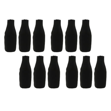 12 Pack Beer Bottle Cooler Sleeves Keep Drink Cold Zip-Up Extra Thick Neoprene Insulated Sleeve Cover Black
12 Pack Beer Bottle Cooler Sleeves Keep Drink Cold Zip-Up Extra Thick Neoprene Insulated Sleeve Cover Black