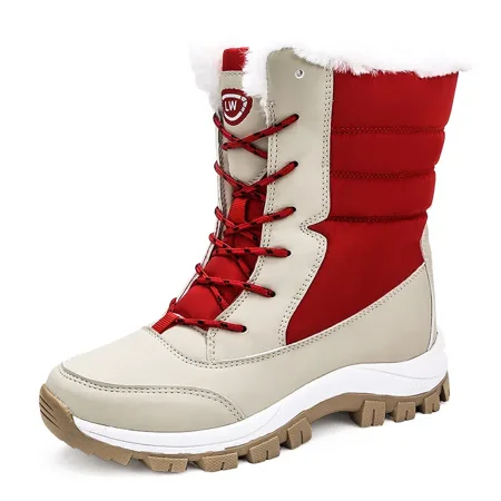 Women‘s Waterproof Snow Boots Winter Thermal Lace Up Snow Boots Warm Plush Mid Calf Boots
Women‘s Waterproof Snow Boots Winter Thermal Lace Up Snow Boots Warm Plush Mid Calf Boots
