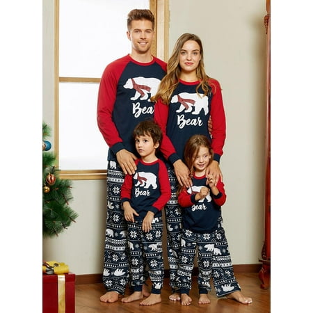 Christmas Pajamas for Family 2022 Fuwaxung Bear Letter Print Suit Family Christmas Home Suit
Christmas Pajamas for Family 2022 Fuwaxung Bear Letter Print Suit Family Christmas Home Suit