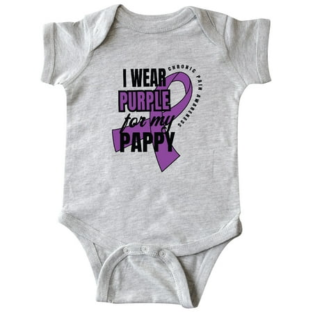 Inktastic Chronic Pain I Wear Purple For My Pappy Gift Baby Boy or Baby Girl Bodysuit
Inktastic Chronic Pain I Wear Purple For My Pappy Gift Baby Boy or Baby Girl Bodysuit