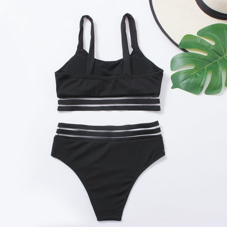 Cathalem Swim Top Womens Fashion Swimsuit Sexy Solid High Waist Sports Bikini Swimsuit Set Swim Sports Bra Underwear Black Medium
Cathalem Swim Top Womens Fashion Swimsuit Sexy Solid High Waist Sports Bikini Swimsuit Set Swim Sports Bra Underwear Black Medium