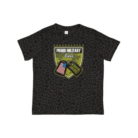 Inktastic Proud Military Niece Gift Gift Toddler Toddler Girl T-Shirt