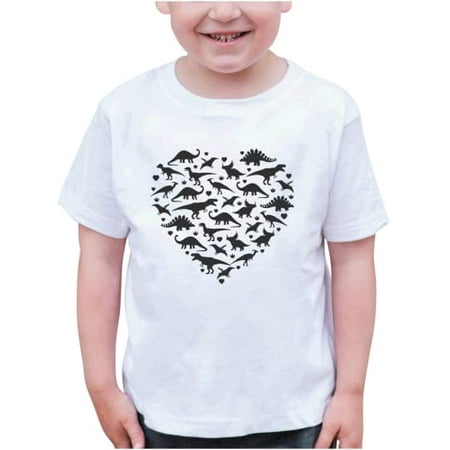 7 ate 9 Apparel Kids Dinosaur Heart Shirt - Dino Lover Gift White T-Shirt 12 Months
7 ate 9 Apparel Kids Dinosaur Heart Shirt - Dino Lover Gift White T-Shirt 12 Months