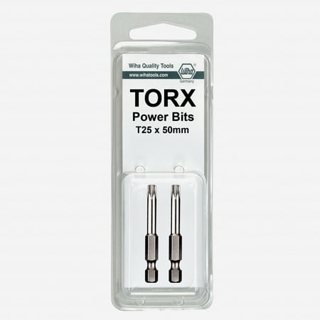 Wiha 74515 T27 x 50mm Torx Power Bit (2 Pack)