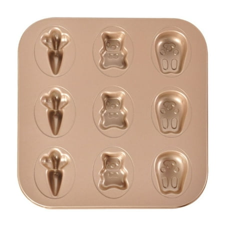 Zlekejiko Radish Bear Rabbit Baking Pan Mould Golden Carbon Steel Non Stick Mould Cake Tools
Zlekejiko Radish Bear Rabbit Baking Pan Mould Golden Carbon Steel Non Stick Mould Cake Tools