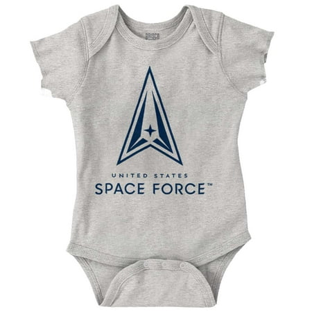 Classic US Space Force Military Logo Romper Boys or Girls Infant Baby Brisco Brands 24M
Classic US Space Force Military Logo Romper Boys or Girls Infant Baby Brisco Brands 24M