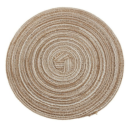 VEAREAR Concise Round Linen Braided Cup Coaster Heat Insulated Bowl Plate Place Mat
VEAREAR Concise Round Linen Braided Cup Coaster Heat Insulated Bowl Plate Place Mat