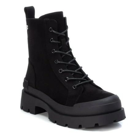 Women s Suede Lace-Up Booties By XTI 140571