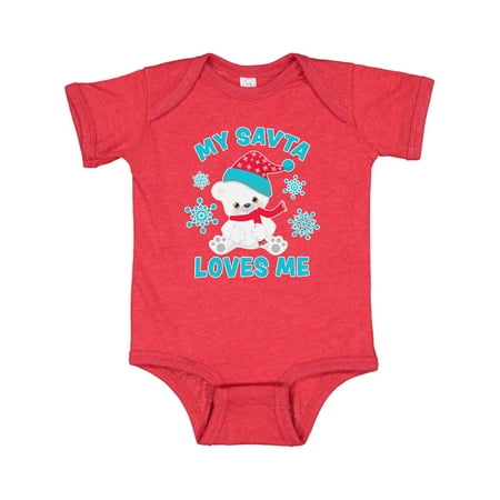 Inktastic Polar Bear My Savta Loves Me in Santa Hat with Snowflakes Gift Baby Boy or Baby Girl Bodysuit
Inktastic Polar Bear My Savta Loves Me in Santa Hat with Snowflakes Gift Baby Boy or Baby Girl Bodysuit