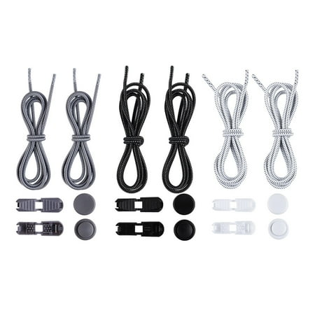 Etereauty 9 Pairs Elastic Shoe Laces Adjustable Tieless Shoelaces Fast Tie Shoelaces Practical Shoe Laces Strings with Lock for Sneakers Boots (Grey Black White Each Color 3 Pairs)
Etereauty 9 Pairs Elastic Shoe Laces Adjustable Tieless Shoelaces Fast Tie Shoelaces Practical Shoe Laces Strings with Lock for Sneakers Boots (Grey Black White Each Color 3 Pairs)