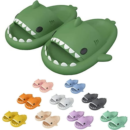 Cute Slippers for Women - Shark Slides Adult - Shark Slippers Shower Shoes - Non-Slip Beach Shoes EVA Soft Couples Slippers
Cute Slippers for Women - Shark Slides Adult - Shark Slippers Shower Shoes - Non-Slip Beach Shoes EVA Soft Couples Slippers