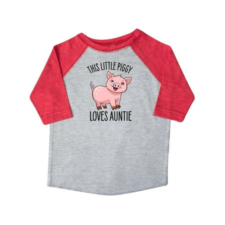 Inktastic This Little Piggy Loves Auntie- cute Gift Toddler Boy or Toddler Girl T-Shirt
Inktastic This Little Piggy Loves Auntie- cute Gift Toddler Boy or Toddler Girl T-Shirt