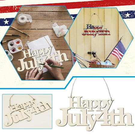 MIARHB Independence Day Wooden Pendant Creative Ornament DIY Independence Day Party Pendant DIY Indepe
MIARHB Independence Day Wooden Pendant Creative Ornament DIY Independence Day Party Pendant DIY Indepe