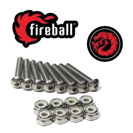 Fireball Dragon Hardware, Button Allen, 2.0"