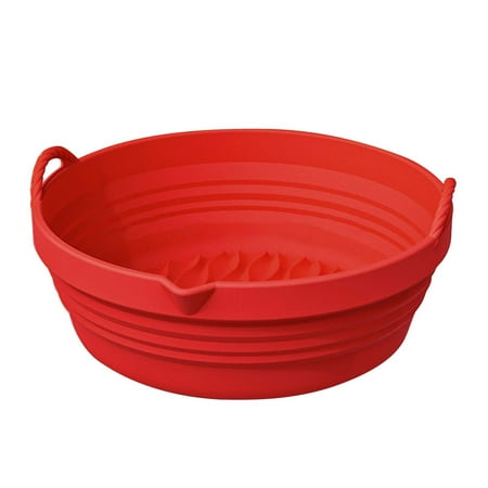 Air Fryer Silicone Liners | 19.8cm Reusable Round Air Fryer Silicone Baking Tray with Handles | Tear-Resistant Air Fryer Basket Silicone Pot Replacement Of Parchment Paper Liners
Air Fryer Silicone Liners | 19.8cm Reusable Round Air Fryer Silicone Baking Tray with Handles | Tear-Resistant Air Fryer Basket Silicone Pot Replacement Of Parchment Paper Liners