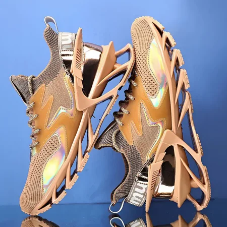 Men‘s Blade Type Shoes Breathable Shock Absorption Athletic Shoes For Walking Tennis Running
Men‘s Blade Type Shoes Breathable Shock Absorption Athletic Shoes For Walking Tennis Running