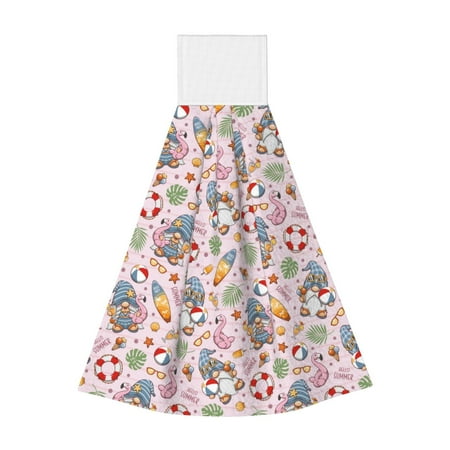 Disketp Hello Summer With Gnome Hanging Kitchen Towel Tie Towels Tea Bar Dish Cloths Dry Towel for Laundry Room Decor (18*14in)
Disketp Hello Summer With Gnome Hanging Kitchen Towel Tie Towels Tea Bar Dish Cloths Dry Towel for Laundry Room Decor (18*14in)