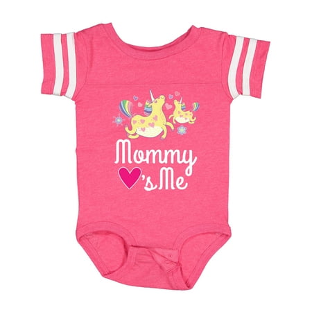Inktastic Unicorn Mommy Loves Me Girls Gift Baby Girl Bodysuit
