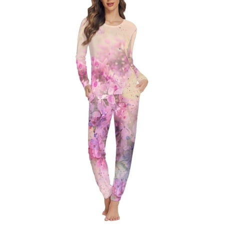 Renewold Cotton Pajamas for Women Long Sleeve Scoop Neck Sleep Set Love Letter Fantasy Pink Flowers Print Sweatpants Winter Holiday Long Sleeve Shirt Size 6XL
Renewold Cotton Pajamas for Women Long Sleeve Scoop Neck Sleep Set Love Letter Fantasy Pink Flowers Print Sweatpants Winter Holiday Long Sleeve Shirt Size 6XL