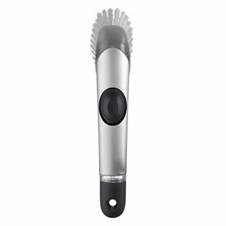 oxo steel soap dispensing dish brush