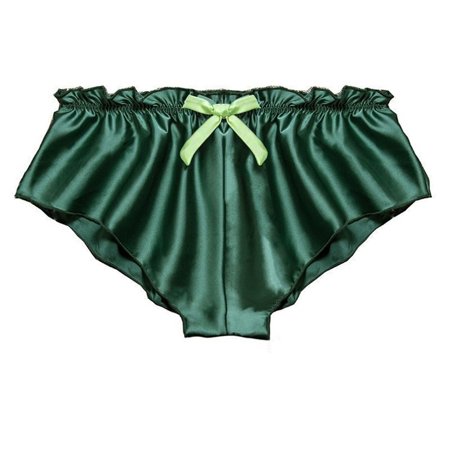 Mens Satin Silky Soft String Panties Sexy Small Boxer Briefs Underwear