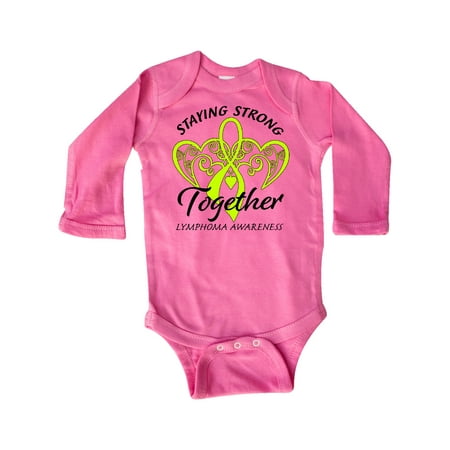 Inktastic Lymphoma Awareness Staying Strong Together Gift Baby Boy or Baby Girl Long Sleeve Bodysuit
Inktastic Lymphoma Awareness Staying Strong Together Gift Baby Boy or Baby Girl Long Sleeve Bodysuit