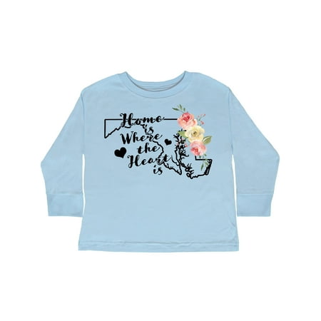 Inktastic Maryland Home is Where the Heart is with Watercolor Floral Gift Toddler Boy or Toddler Girl Long Sleeve T-Shirt
Inktastic Maryland Home is Where the Heart is with Watercolor Floral Gift Toddler Boy or Toddler Girl Long Sleeve T-Shirt