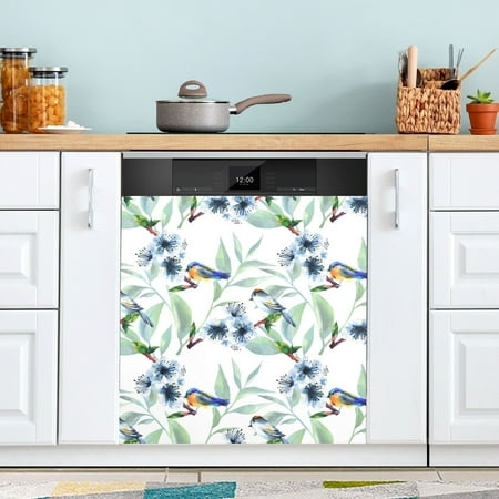 Flowers with Leaves Dishwasher Magnet Cover Magnetic Dishwasher Refrigerator Sticker Door Home Decorative Art Kitchen Panel Decal 23x26 Inch
Flowers with Leaves Dishwasher Magnet Cover Magnetic Dishwasher Refrigerator Sticker Door Home Decorative Art Kitchen Panel Decal 23x26 Inch