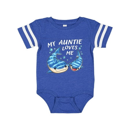 Inktastic My Auntie Loves Me- whale shark Gift Baby Boy or Baby Girl Bodysuit
Inktastic My Auntie Loves Me- whale shark Gift Baby Boy or Baby Girl Bodysuit