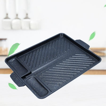 Barbecue Grill Pan Multifunctional Portable Griddle Grill Plate Korean Style Grilling Pan for Roasting Home Restaurant Party Camping
Barbecue Grill Pan Multifunctional Portable Griddle Grill Plate Korean Style Grilling Pan for Roasting Home Restaurant Party Camping