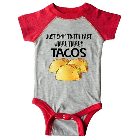 Inktastic Just Skip to the Part Where There s Tacos Gift Baby Boy or Baby Girl Bodysuit
Inktastic Just Skip to the Part Where There s Tacos Gift Baby Boy or Baby Girl Bodysuit