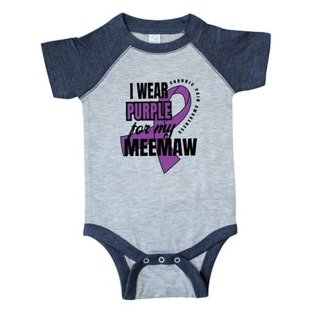 Inktastic Chronic Pain I Wear Purple For My Meemaw Gift Baby Boy or Baby Girl Bodysuit
Inktastic Chronic Pain I Wear Purple For My Meemaw Gift Baby Boy or Baby Girl Bodysuit