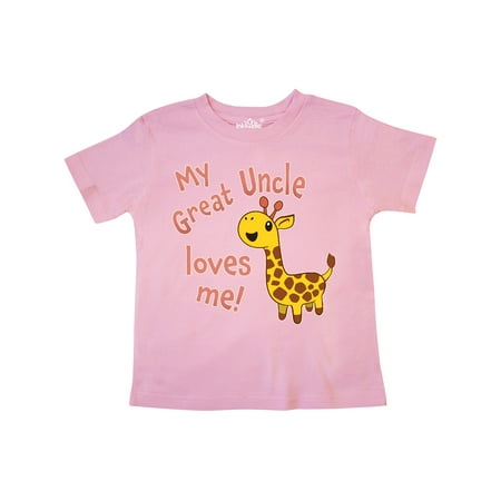Inktastic My Great Uncle Loves me- cute giraffe Gift Toddler Boy or Toddler Girl T-Shirt
Inktastic My Great Uncle Loves me- cute giraffe Gift Toddler Boy or Toddler Girl T-Shirt