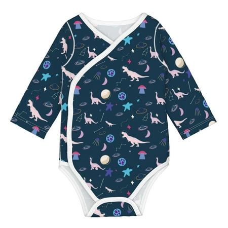Gaeub Space Dinosaur Unisex Babies Long-Sleeve Bodysuit 100% Organic Cotton-6 Months
Gaeub Space Dinosaur Unisex Babies Long-Sleeve Bodysuit 100% Organic Cotton-6 Months
