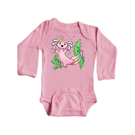 Inktastic Axolotl Unicorn with Rainbow Tail Bubbles and Seaweed. Gift Baby Boy or Baby Girl Long Sleeve Bodysuit
Inktastic Axolotl Unicorn with Rainbow Tail Bubbles and Seaweed. Gift Baby Boy or Baby Girl Long Sleeve Bodysuit