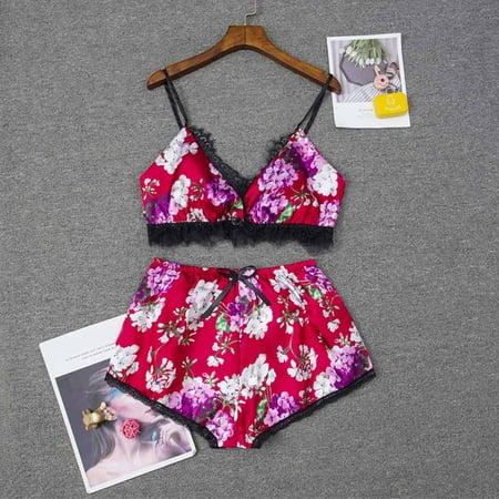 SELONE Pajama Set for Women Plus Size Lingerie Satin with Shorts Sleeveless Cami Lingerie Temptation Underwear Underpants Shorts Sleepwear Briefs Suit for Valentines Anniversary Honeymoon Red XXL
SELONE Pajama Set for Women Plus Size Lingerie Satin with Shorts Sleeveless Cami Lingerie Temptation Underwear Underpants Shorts Sleepwear Briefs Suit for Valentines Anniversary Honeymoon Red XXL