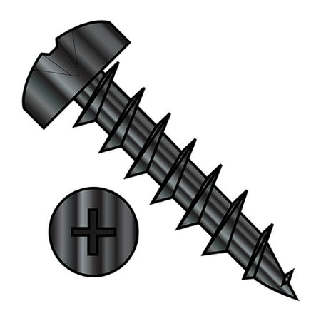 8-11X1/2 Phillips Pan Deep Thread Wood Screw Full Thread Black Oxide and Oil (Pack Qty 10 000) BC-0808DPPDB
8-11X1/2 Phillips Pan Deep Thread Wood Screw Full Thread Black Oxide and Oil (Pack Qty 10 000) BC-0808DPPDB