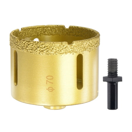 Uxcell 70mm Brazed Diamond Core Drill Bits with M10 Arbor Adapter for Tile Marble Stone
Uxcell 70mm Brazed Diamond Core Drill Bits with M10 Arbor Adapter for Tile Marble Stone