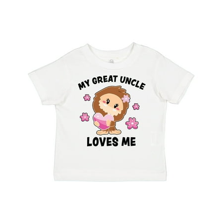 Inktastic My Great Uncle Loves Me with Bigfoot Gift Toddler Toddler Girl T-Shirt
Inktastic My Great Uncle Loves Me with Bigfoot Gift Toddler Toddler Girl T-Shirt