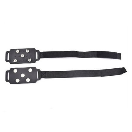 1 pair 5 Teeth Ice Gripper For Shoes For Climbing Hiking Anti-Skid Snow Spikes
