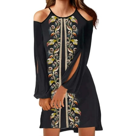 Floleo Women s Dress Clearance Fall Summer Fashion O-neck Hollow Out Print Long Sleeve Loose
Floleo Women s Dress Clearance Fall Summer Fashion O-neck Hollow Out Print Long Sleeve Loose
