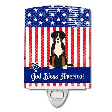 Caroline s Treasures BB3032CNL Patriotic Greater Swiss Mountain Dog Ceramic Night Light 6x4x3 multicolor
Caroline s Treasures BB3032CNL Patriotic Greater Swiss Mountain Dog Ceramic Night Light 6x4x3 multicolor