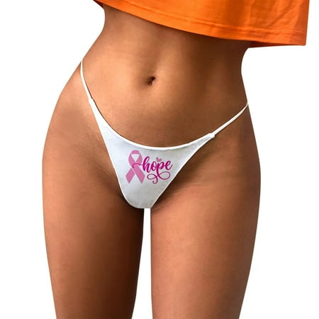 ZMHEGW 3 Pack Women Panties Comfort Pattern Low Rise Soft T Back G String Underpants Cancer Month Underpants Underwear
ZMHEGW 3 Pack Women Panties Comfort Pattern Low Rise Soft T Back G String Underpants Cancer Month Underpants Underwear