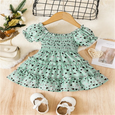 Dress For Kids Summer Autumn Polka Dot Print Cotton Short Sleeve Princess 
Dress For Kids Summer Autumn Polka Dot Print Cotton Short Sleeve Princess
