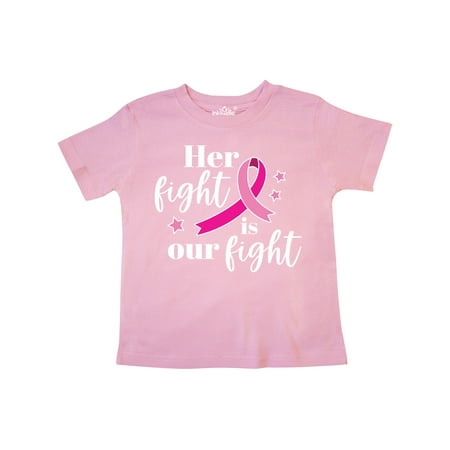 Inktastic Breast Cancer Awareness Her Fight is our fight Gift Toddler Boy or Toddler Girl T-Shirt
Inktastic Breast Cancer Awareness Her Fight is our fight Gift Toddler Boy or Toddler Girl T-Shirt