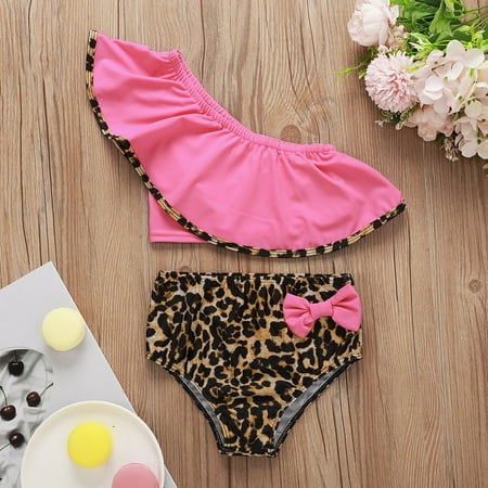 Lovehome Toddler Baby Kids Girls Ruffles Leopard Print Bow Beach Two-Piece Swimwear Sets
Lovehome Toddler Baby Kids Girls Ruffles Leopard Print Bow Beach Two-Piece Swimwear Sets